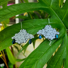 Load image into Gallery viewer, Storm cloud earrings