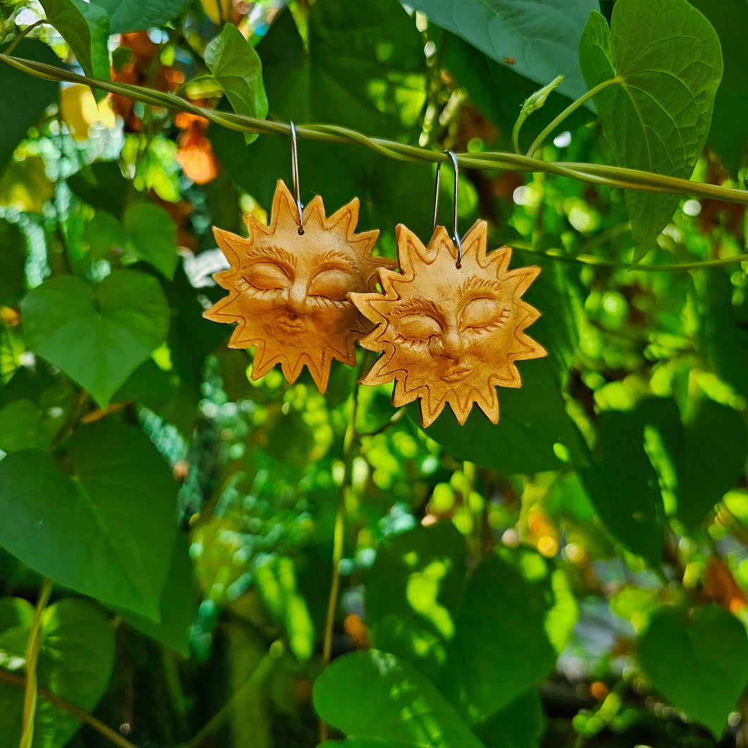 Sun earrings