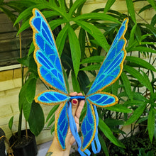Load image into Gallery viewer, Fairy wings blue base