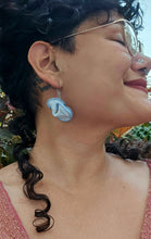 Load image into Gallery viewer, Oyster mushroom earrings